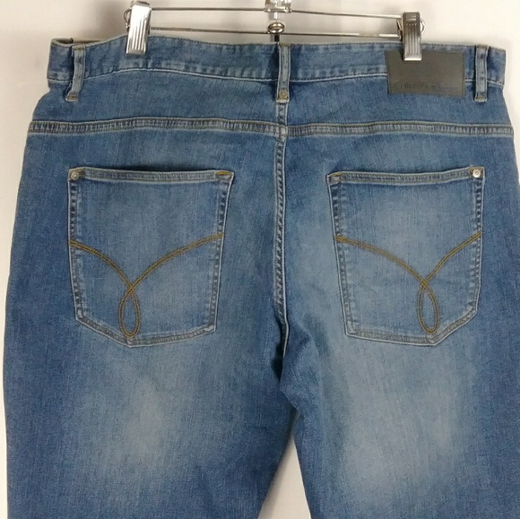NWT Calvin Klein blue jeans men size 38 X 32 - Picture 6 of 7